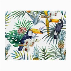 Tropical birds Small Glasses Cloth