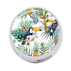 Tropical birds 4-Port USB Hub (Two Sides)