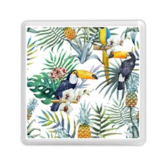 Tropical birds Memory Card Reader (Square)