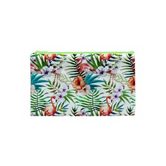 Tropical flamingos Cosmetic Bag (XS)