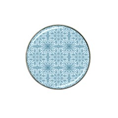 Ornamental Blue Hat Clip Ball Marker by snowwhitegirl