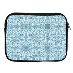 Ornamental Blue Apple Ipad 2/3/4 Zipper Cases