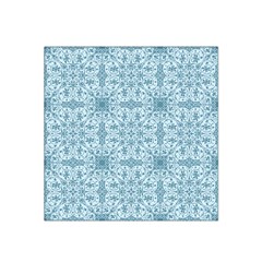 Ornamental Blue Satin Bandana Scarf by snowwhitegirl