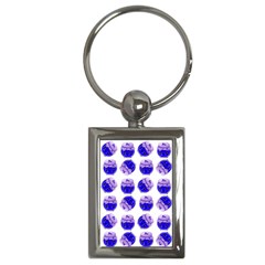 Kawaii Blueberry Jam Jar Pattern Key Chains (rectangle)  by snowwhitegirl