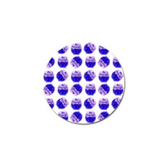 Kawaii Blueberry Jam Jar Pattern Golf Ball Marker by snowwhitegirl