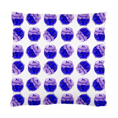 Kawaii Blueberry Jam Jar Pattern Standard Cushion Case (one Side)