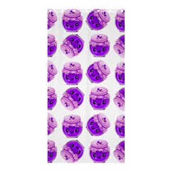 Kawaii Grape Jam Jar Pattern Shower Curtain 36  X 72  (stall)  by snowwhitegirl