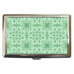 Ornamental Green Cigarette Money Case