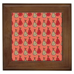 Pears Red Framed Tiles