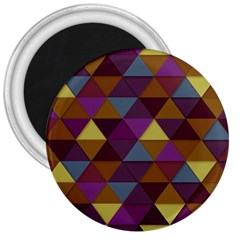 Fall Geometric Pattern 3  Magnets