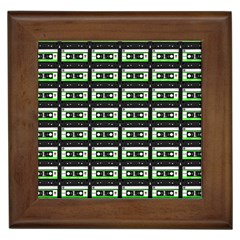 Green Cassette Framed Tiles