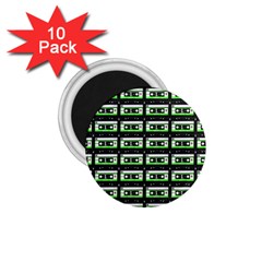 Green Cassette 1.75  Magnets (10 pack) 