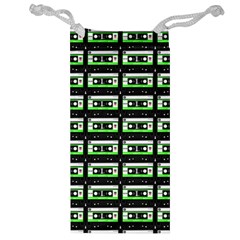 Green Cassette Jewelry Bag