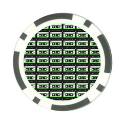 Green Cassette Poker Chip Card Guard