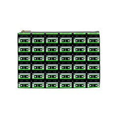 Green Cassette Cosmetic Bag (Medium)