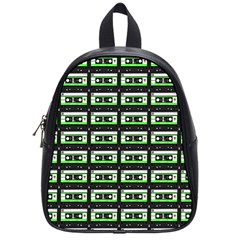 Green Cassette School Bag (Small)