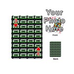 Green Cassette Playing Cards 54 (Mini) Front - Heart3