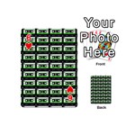 Green Cassette Playing Cards 54 (Mini) Front - Heart6