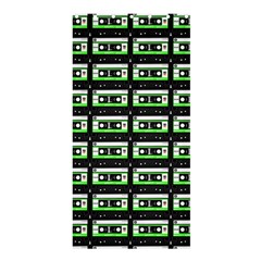 Green Cassette Shower Curtain 36  x 72  (Stall) 