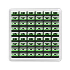 Green Cassette Memory Card Reader (Square)