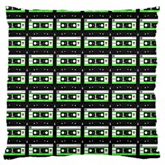 Green Cassette Large Cushion Case (one Side)