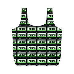 Green Cassette Full Print Recycle Bag (M)