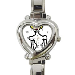 Dream Victorian Girl V Heart Italian Charm Watch by snowwhitegirl