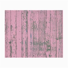 Old Pink Wood Wall Small Glasses Cloth (2-side) by snowwhitegirl