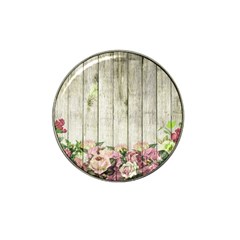 Floral Wood Wall Hat Clip Ball Marker