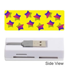 Ombre Glitter  Star Pattern Memory Card Reader (stick) by snowwhitegirl