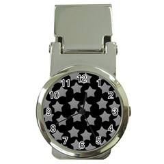 Silver Starr Black Money Clip Watches by snowwhitegirl