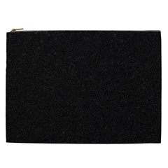 Black Glitter Cosmetic Bag (xxl) by snowwhitegirl