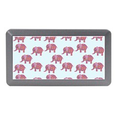 Pink Flower Elephant Memory Card Reader (mini)