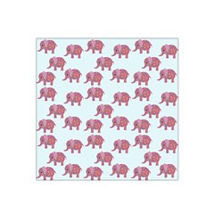 Pink Flower Elephant Satin Bandana Scarf