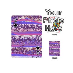 Abstract Pastel Pink Blue Playing Cards 54 (mini) by snowwhitegirl