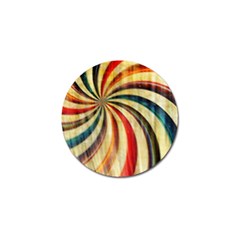 Abstract Rainbow Swirl Golf Ball Marker (10 Pack)