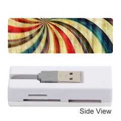 Abstract Rainbow Swirl Memory Card Reader (stick)