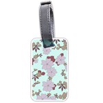 Vintage Floral Lilac Pattern Luggage Tags (One Side)  Front