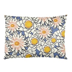 Vintage White Flowers Pillow Case