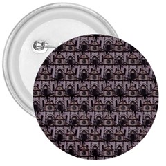 Gothic Church Pattern 3  Buttons