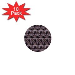 Gothic Church Pattern 1  Mini Buttons (10 pack) 