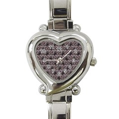 Gothic Church Pattern Heart Italian Charm Watch