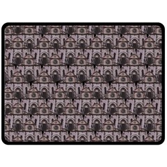 Gothic Church Pattern Double Sided Fleece Blanket (large)  by snowwhitegirl