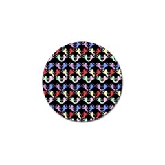 Colorful Cherubs Black Golf Ball Marker (10 pack)