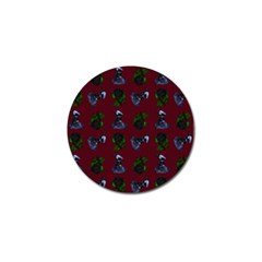 Gothic Girl Rose Red Pattern Golf Ball Marker (10 Pack) by snowwhitegirl
