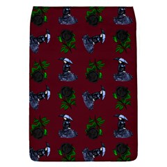 Gothic Girl Rose Red Pattern Removable Flap Cover (s) by snowwhitegirl