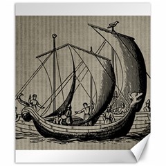 Vintage Ship Canvas 20  X 24  by snowwhitegirl