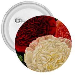 Vintage Carnation Flowers 3  Buttons by snowwhitegirl