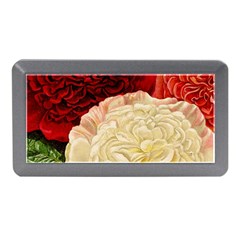 Vintage Carnation Flowers Memory Card Reader (mini) by snowwhitegirl