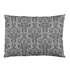 Victorian Paisley Grey Pillow Case